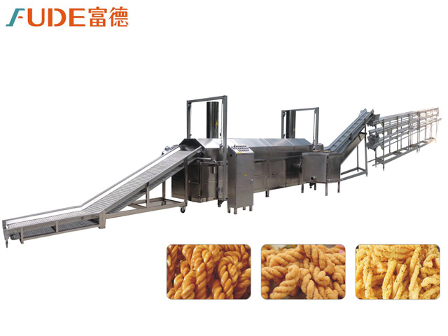 麻花全自動(dòng)連續(xù)油炸生產(chǎn)線(xiàn)