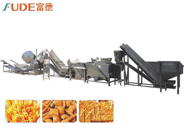 膨化半自動(dòng)油炸生產(chǎn)線(xiàn)